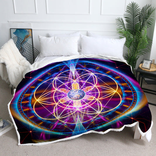 Flower of Life Throw Blanket