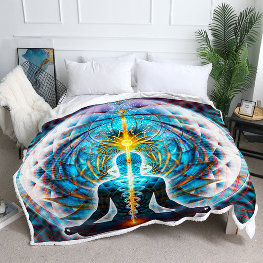 Meditation Fleece Blanket