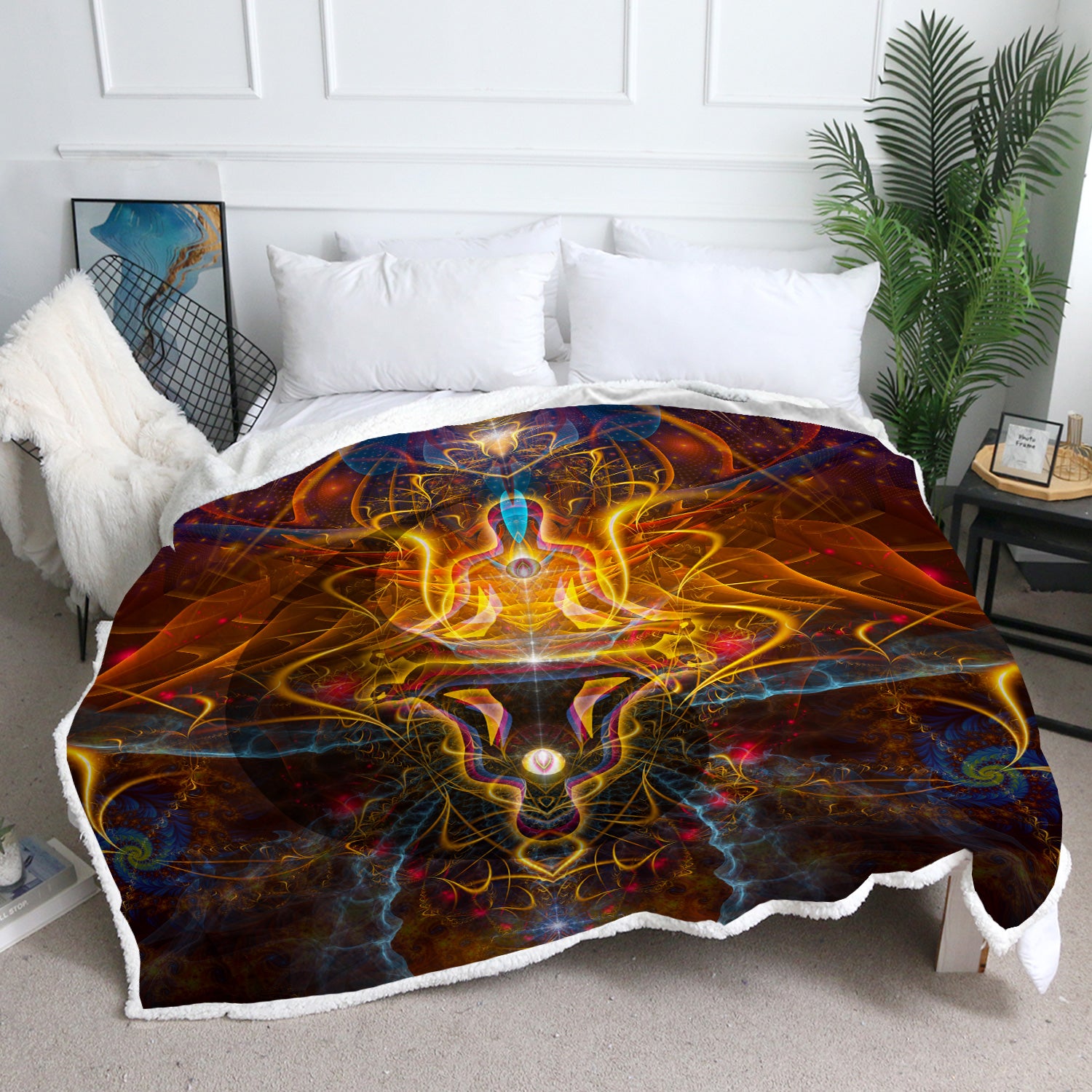 Meditation Fleece Blanket