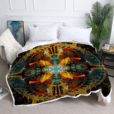 Merkaba Throw Blanket