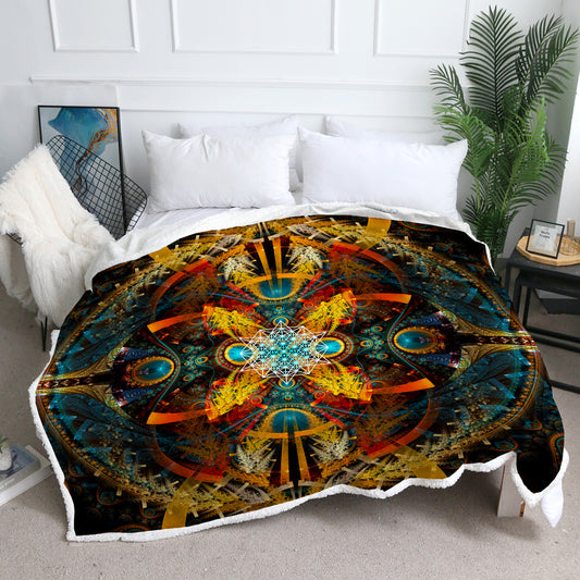 Merkaba Throw Blanket