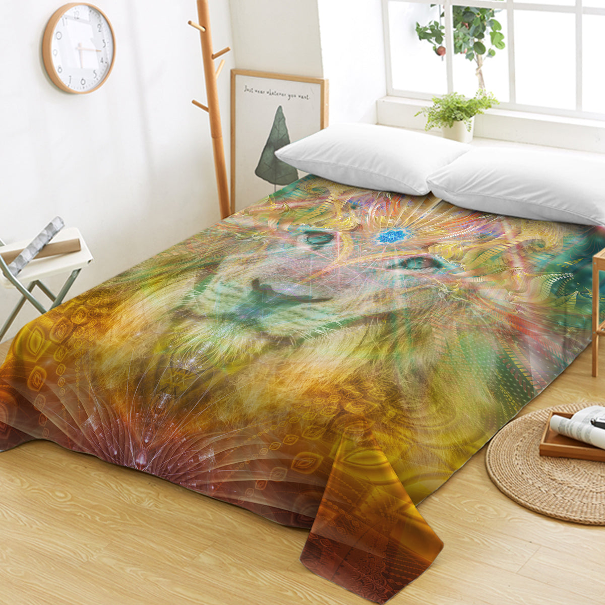 Lion Flat Bed Sheet