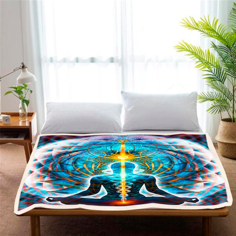Chakra Throw Blanket