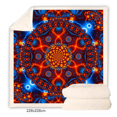 Trippy Fleece Blanket