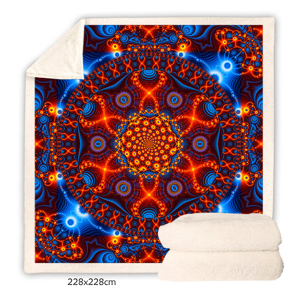 Trippy Fleece Blanket