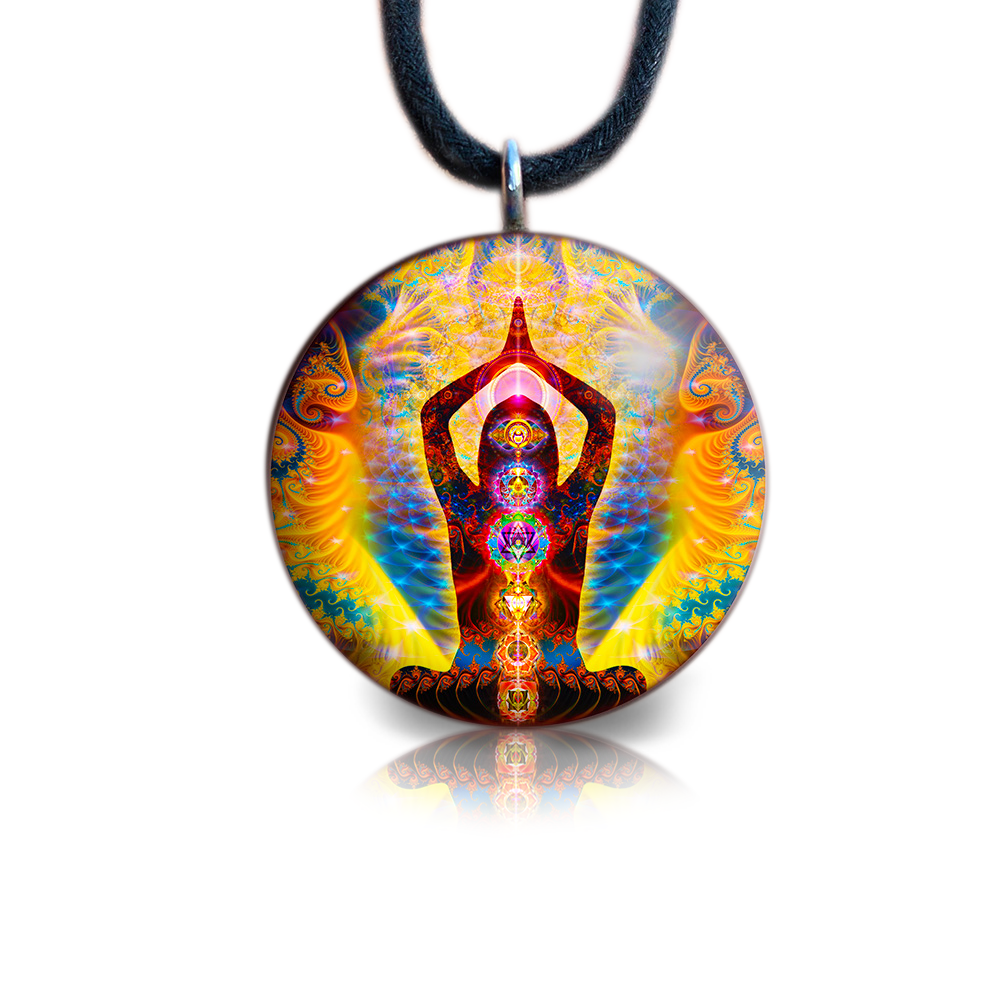 Chakra Pendant | Orgonite Pendant | Chakra Balancing | Cosmic Body