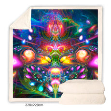 Trippy Sherpa Blanket