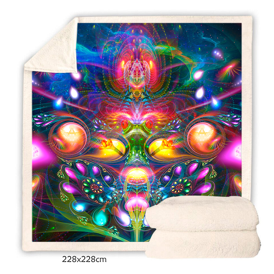 Trippy Sherpa Blanket