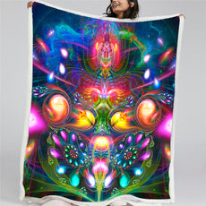 Dimitri The Frog fleece blanket