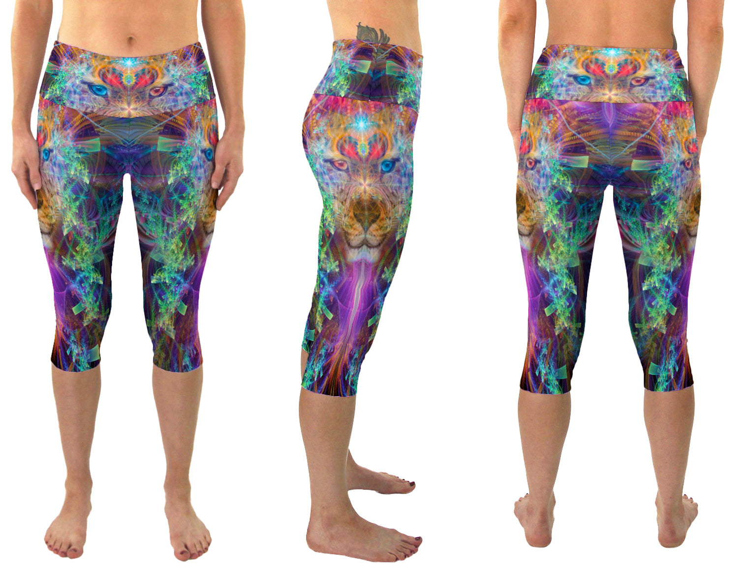 Electric Forest Cropped Leggings