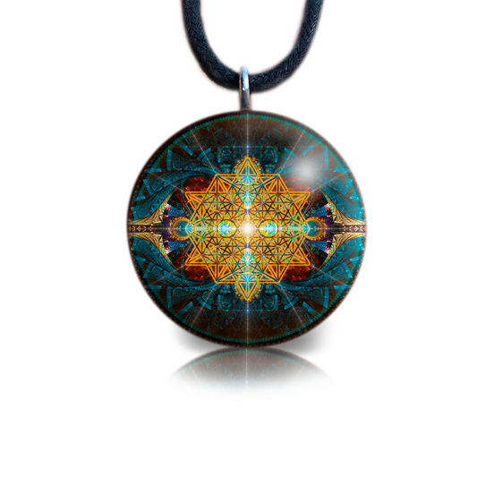 Sacred Geometry Orgone Pendant | Tesla | EMF Protection | Equilibrium