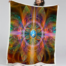 Mother Earth Sherpa Fleece Blanket 2