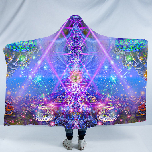  Trippy Hooded Blanket