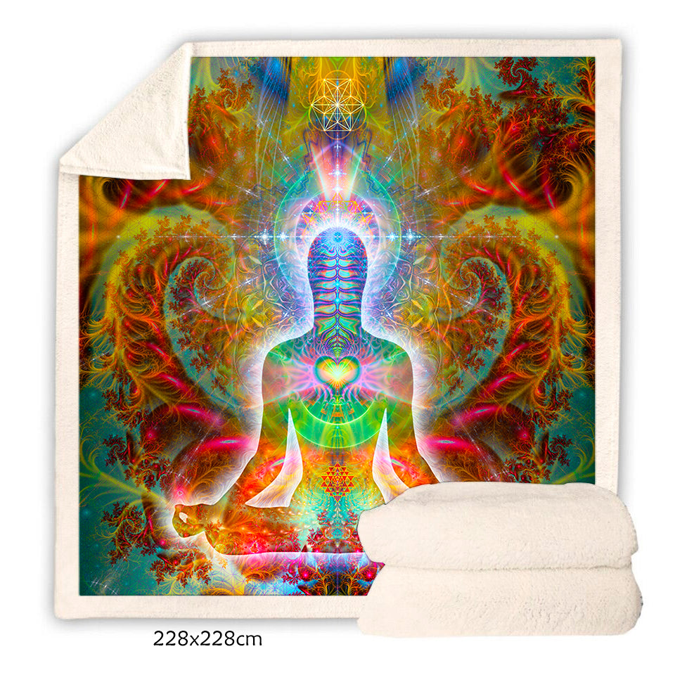 Meditation Fleece Blanket