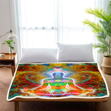 Heart Chakra Throw Blanket 2