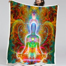HeartSoul Heart Chakra Throw Blanket