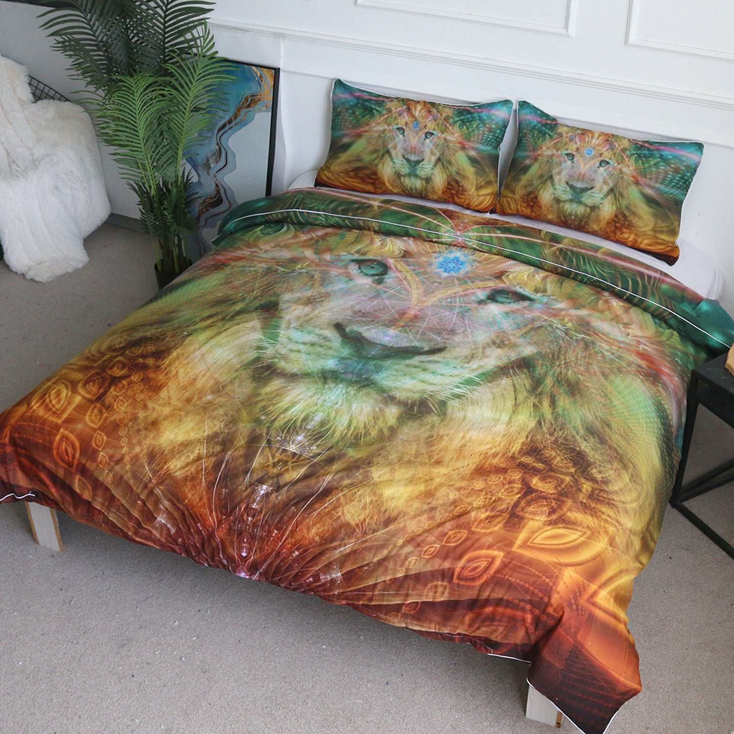 Lion Comforter Cover