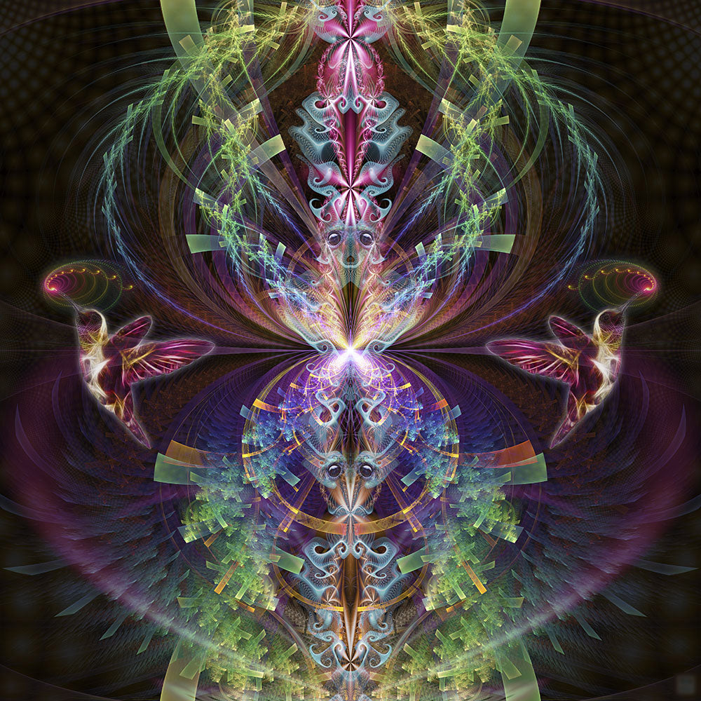 Psychedelic Wall Art | Trippy Mandala Tapestry | Shamanic | I See You