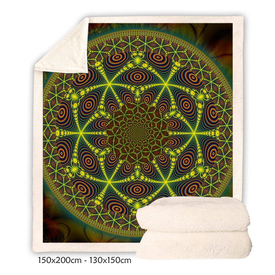 Trippy Sherpa Blanket