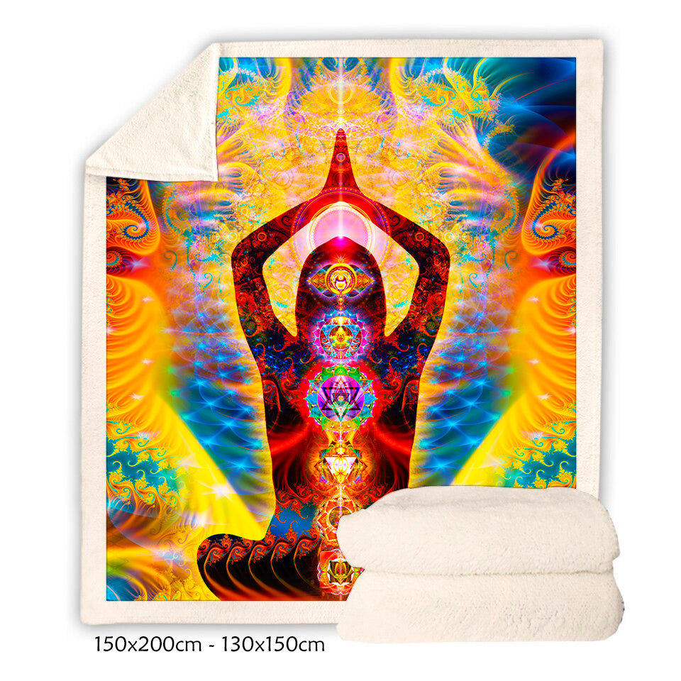 Cosmic Body Throw Blanket 2