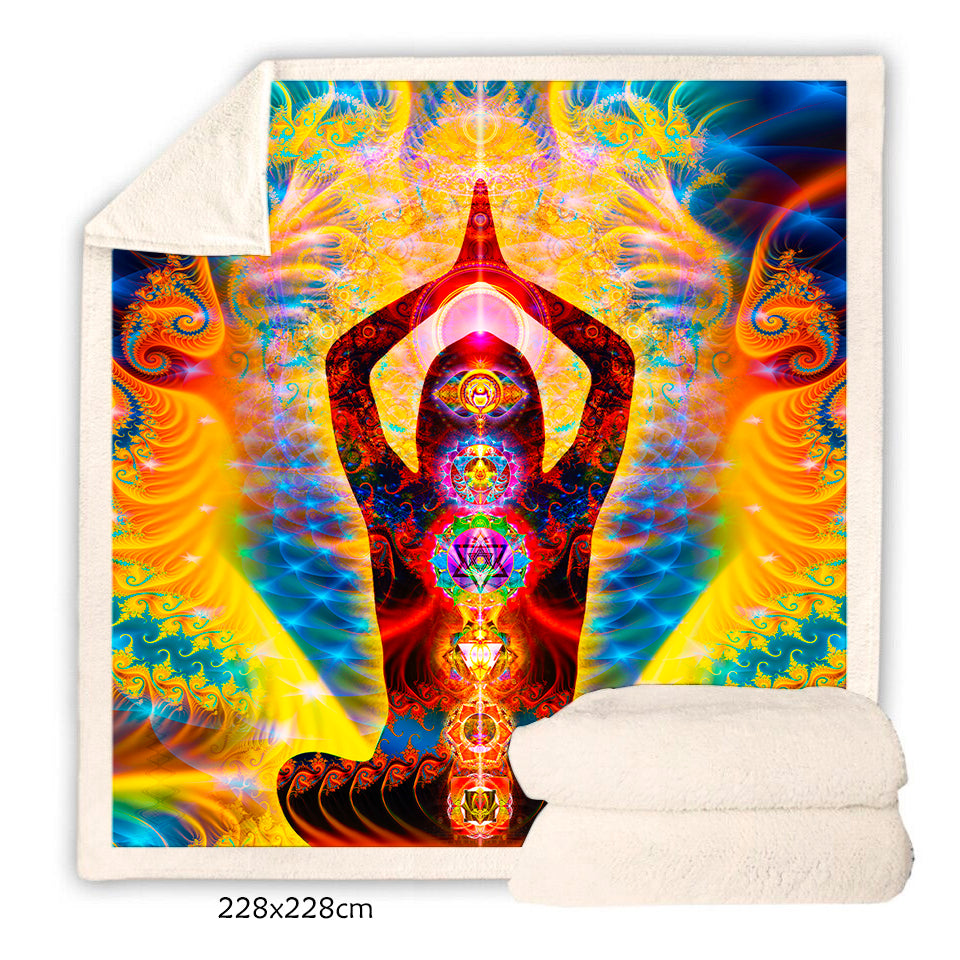Cosmic Body Throw Blanket
