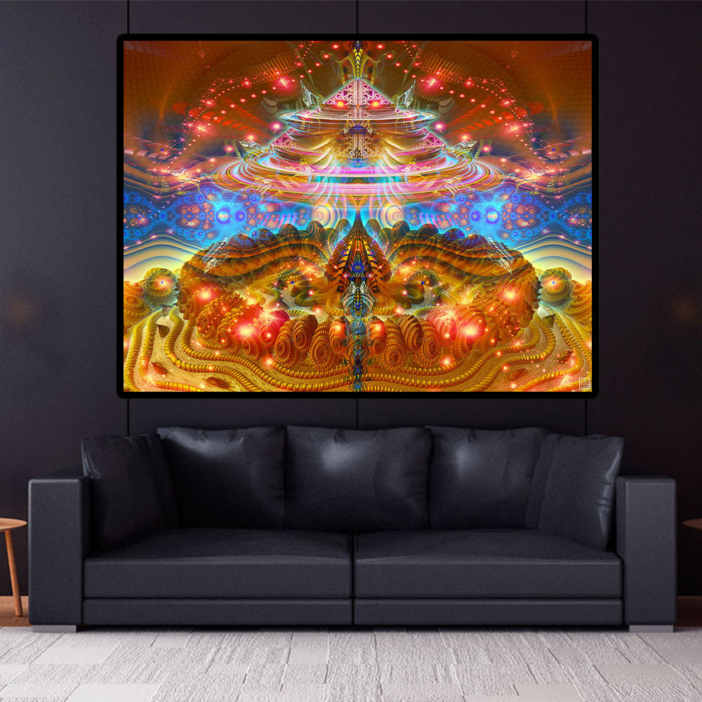 Psychedelic Wall Decor | Trippy Cosmic Tapestry | PsyCircus