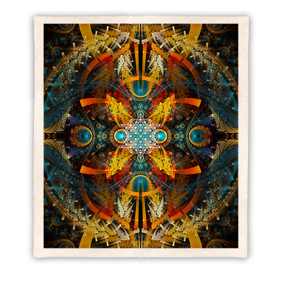 Star Matrix Throw Blanket