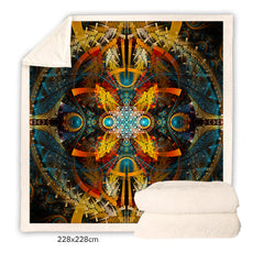 Sherpa Fleece Sacred Geometry
