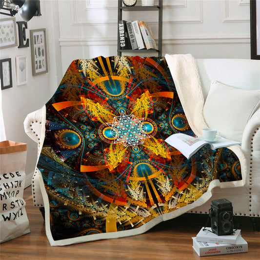 Merkaba Throw Blanket 1