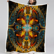 Sherpa Fleece Sacred Geometry