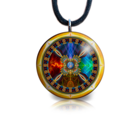 Orgone Necklace | Shamanic Orgonite Pendant | Shaman | Seed of Light