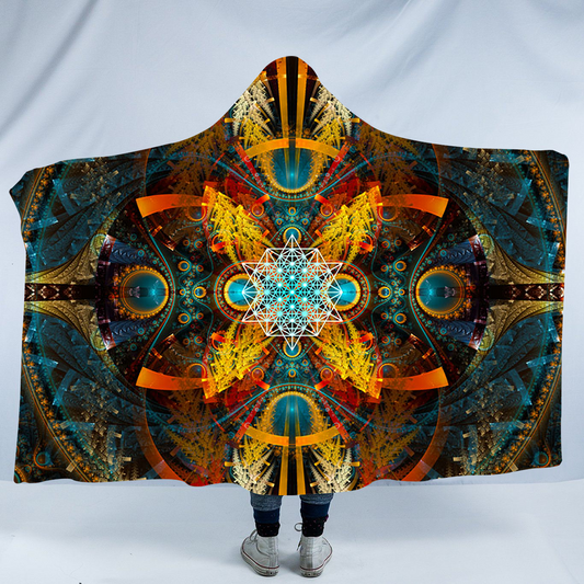 Merkaba Blanket With Hood