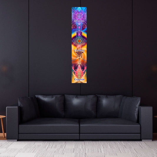 Inspirational Wall Art | Spiritual Tapestry | Expansion Creativity Freedom