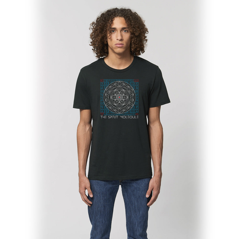Vegan T-Shirt | Organic | Ethical | Unisex | Sacred Geometry | The Spirit Molecule