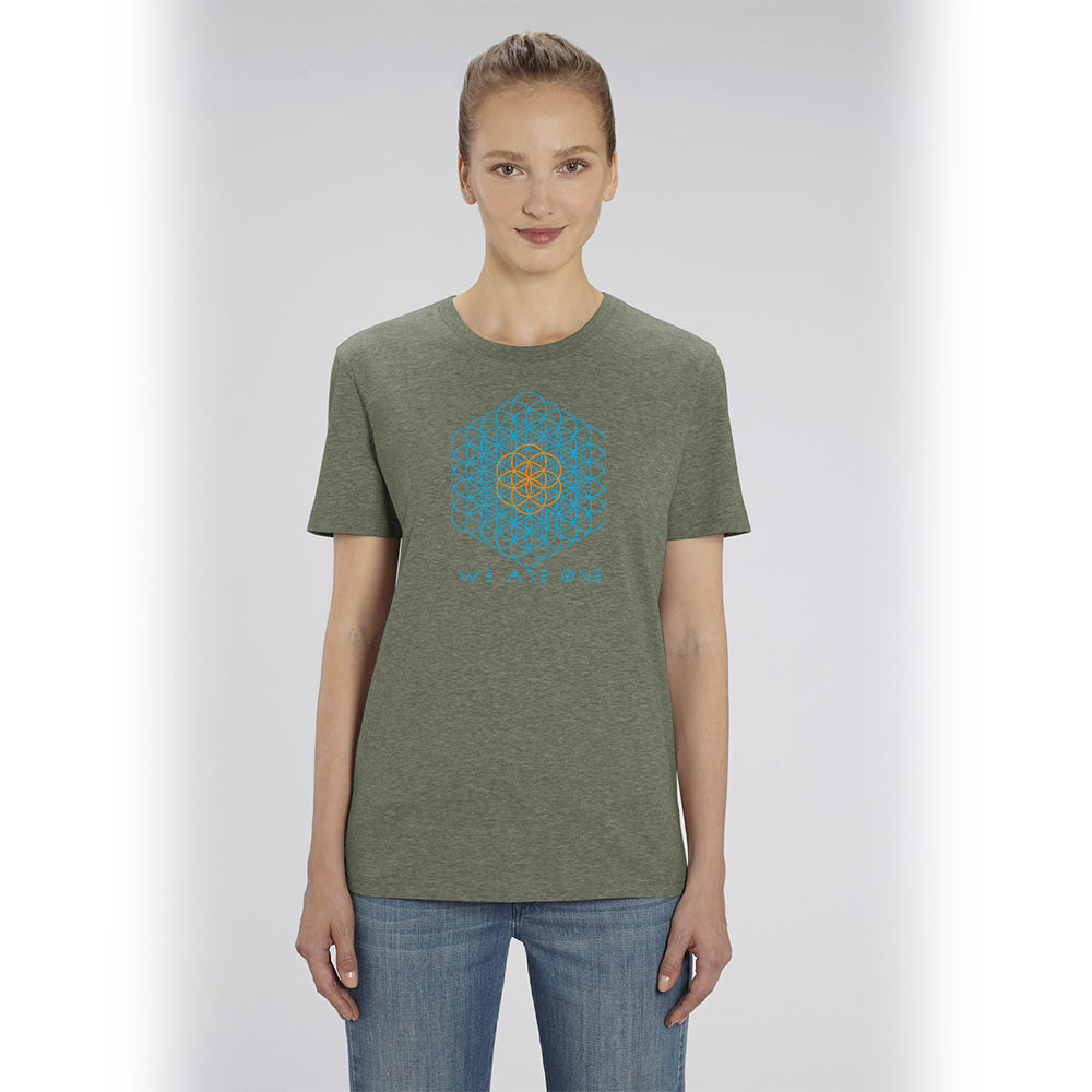 Vegan T-Shirt | Organic | Ethical | Unisex | Sacred Geometry | We Are One