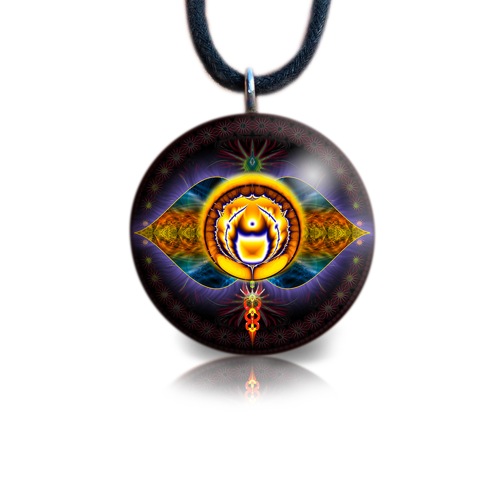 Psychedelic Art, psychedelic tapestry, EMF pendant