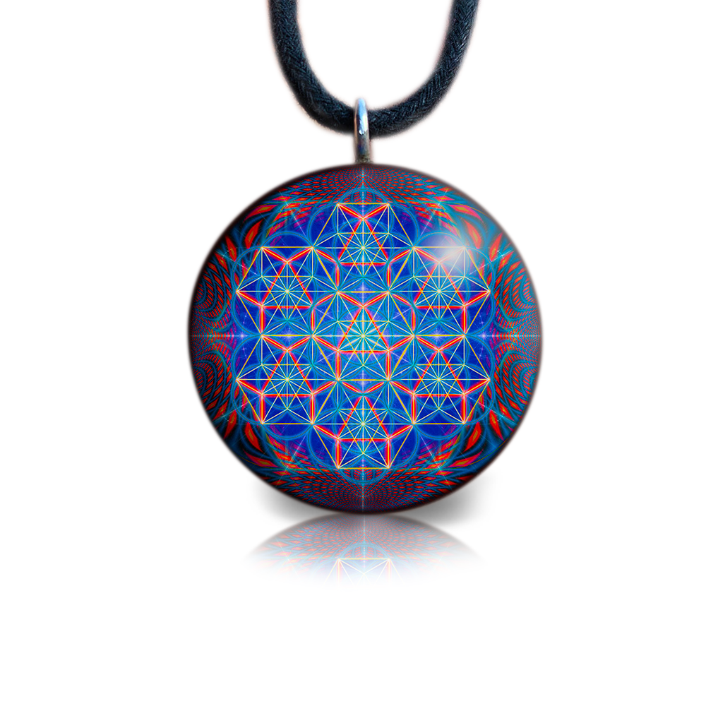 Sacred Geometry Pendant | Orgone Pendant | Merkaba | EMF | One Light