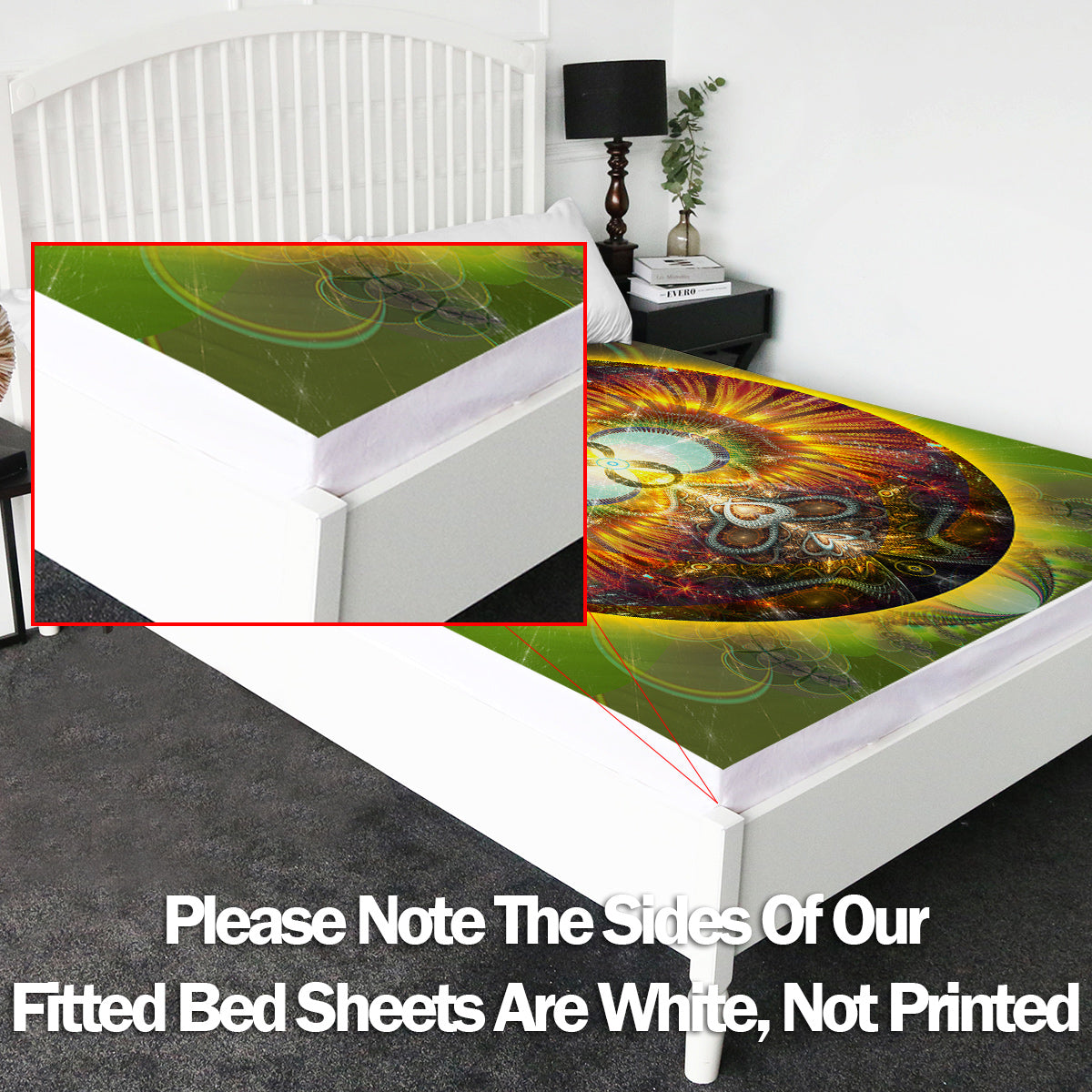 Fitted bed sheet